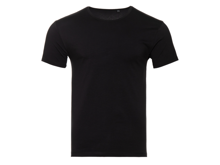 Футболка мужская STAN хлопок/эластан 180, 37, Чёрный