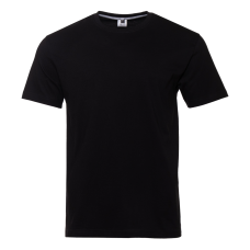 Футболка унисекс без бокового шва STAN хлопок 160, 02, Чёрный
