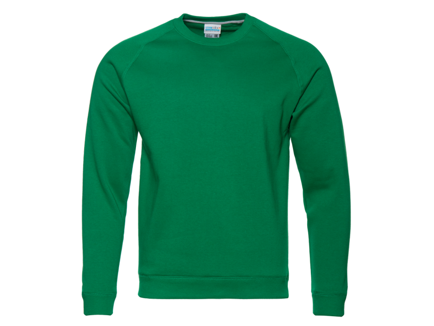 Свитшот унисекс STAN футер с начёсом 260, 53, Зелёный