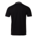 Рубашка поло унисекс STAN с окантовкой хлопок/полиэстер 185, 04T, Чёрный