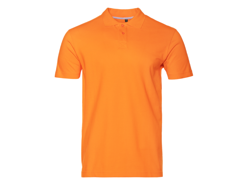 Рубашка поло унисекс хлопок 100%, 185, 04B, Оранжевый