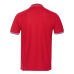 Рубашка поло унисекс STAN триколор хлопок/полиэстер 185, 04R, Красный