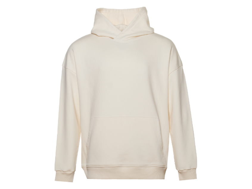 Худи унисекс STAN оверсайз футер без начёса 350, 66, Молочный