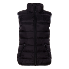 Жилет женский STAN утепленный таффета 210T, 65, 82W, Черный с контрастом