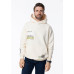 Худи унисекс STAN оверсайз футер без начёса 350, 66, Молочный